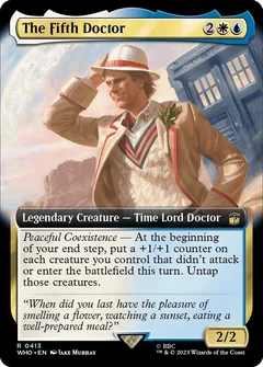 The Fifth Doctor (Extended Art) Foil 413