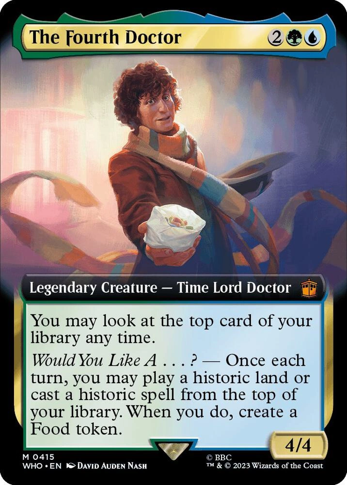 The Fourth Doctor (Extended Art) Foil