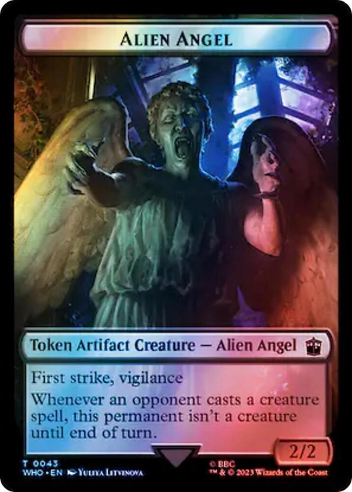 Alien Angel // Alien Insect Double-Sided Token (Surge Foil)