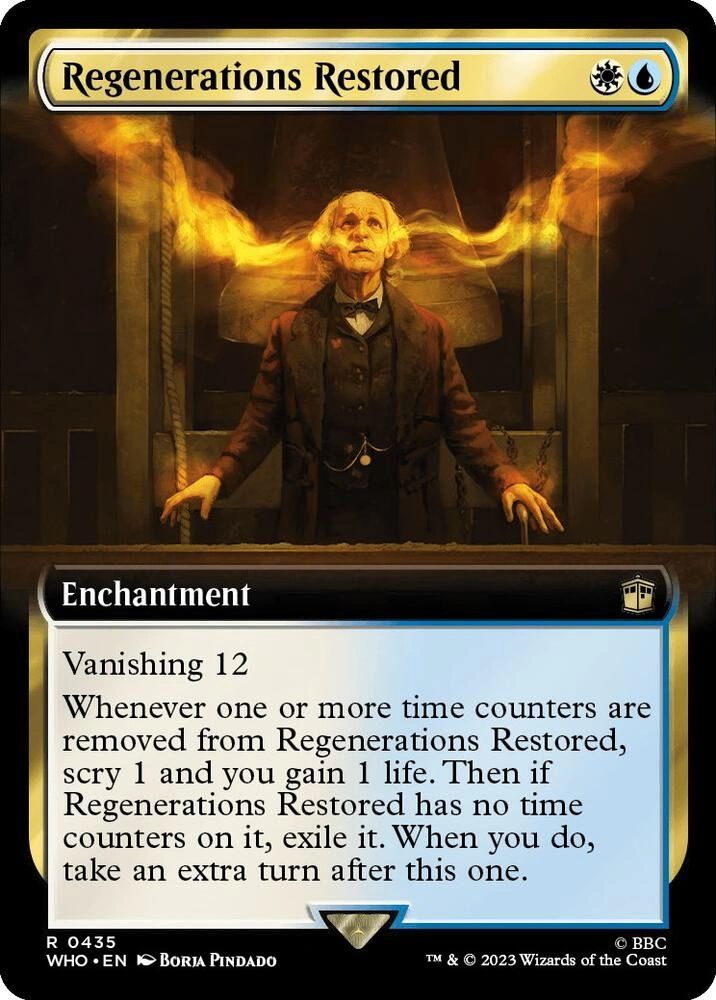Regenerations Restored (Extended Art)