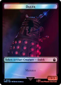 Dalek // Dinosaur Double-Sided Token (Surge Foil) 44 // 52