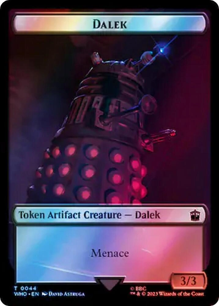 Dalek // Cyberman Double-Sided Token (Surge Foil)