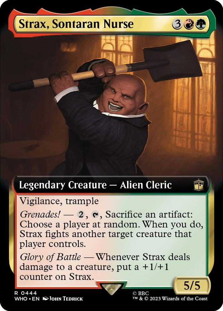 Strax, Sontaran Nurse (Extended Art) Foil