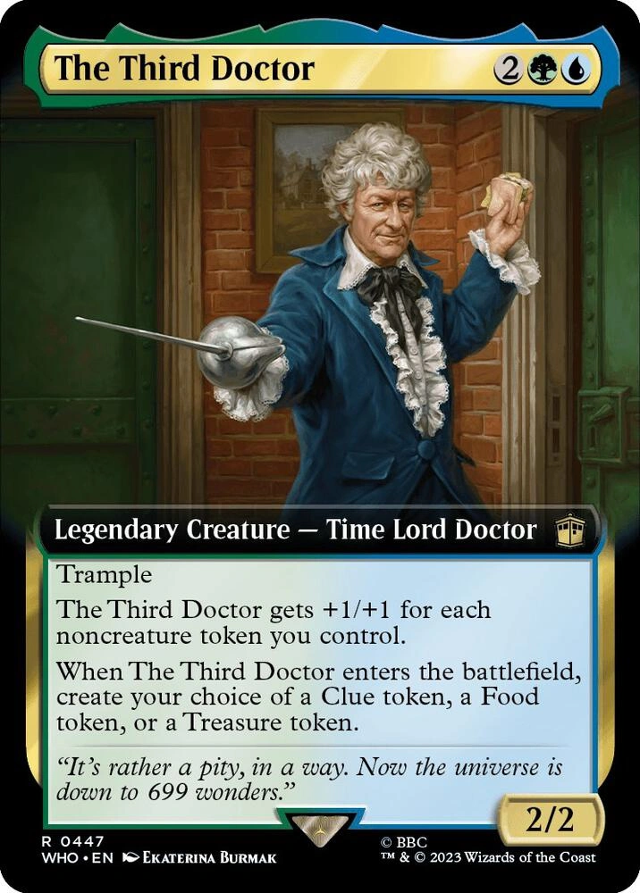 The Third Doctor (Extended Art) Foil