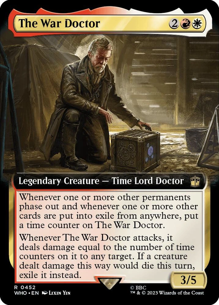 The War Doctor (Extended Art) Foil