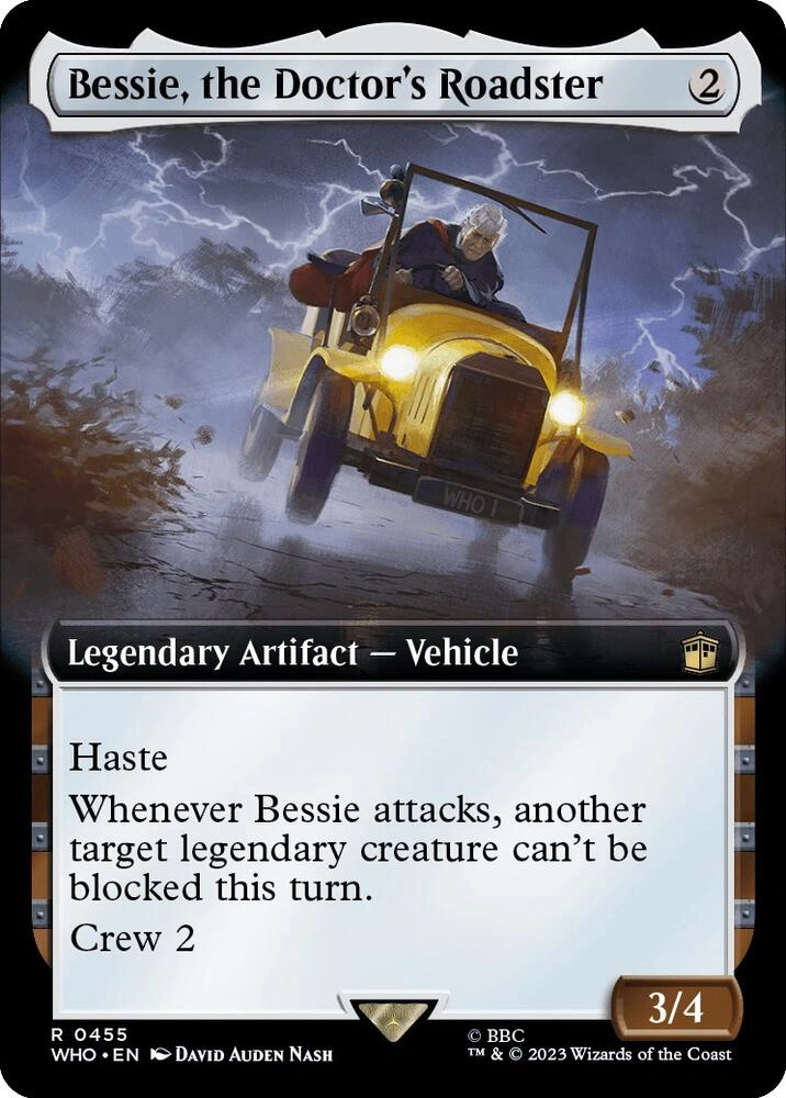 Bessie, the Doctor's Roadster (Extended Art) Foil
