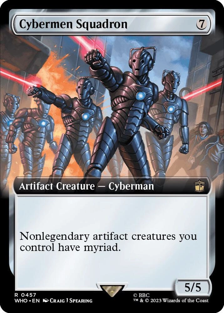 Cybermen Squadron (Extended Art) Foil