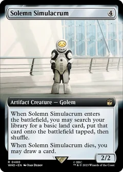 Solemn Simulacrum (Extended Art) Foil 480