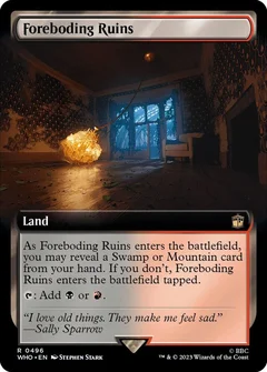 Foreboding Ruins (Extended Art) Foil 496