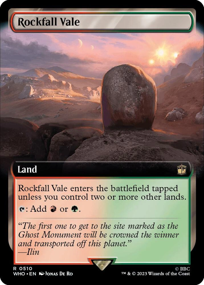Rockfall Vale (Extended Art) Foil
