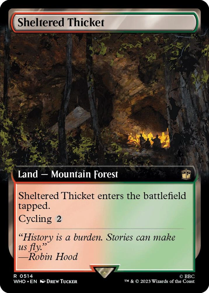 Sheltered Thicket (Extended Art) Foil
