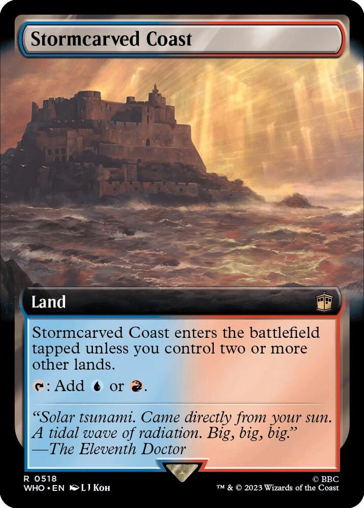 Stormcarved Coast (Extended Art) Foil