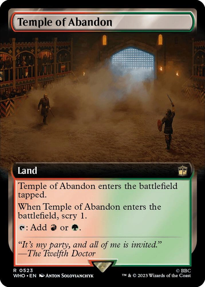 Temple of Abandon (Extended Art) Foil