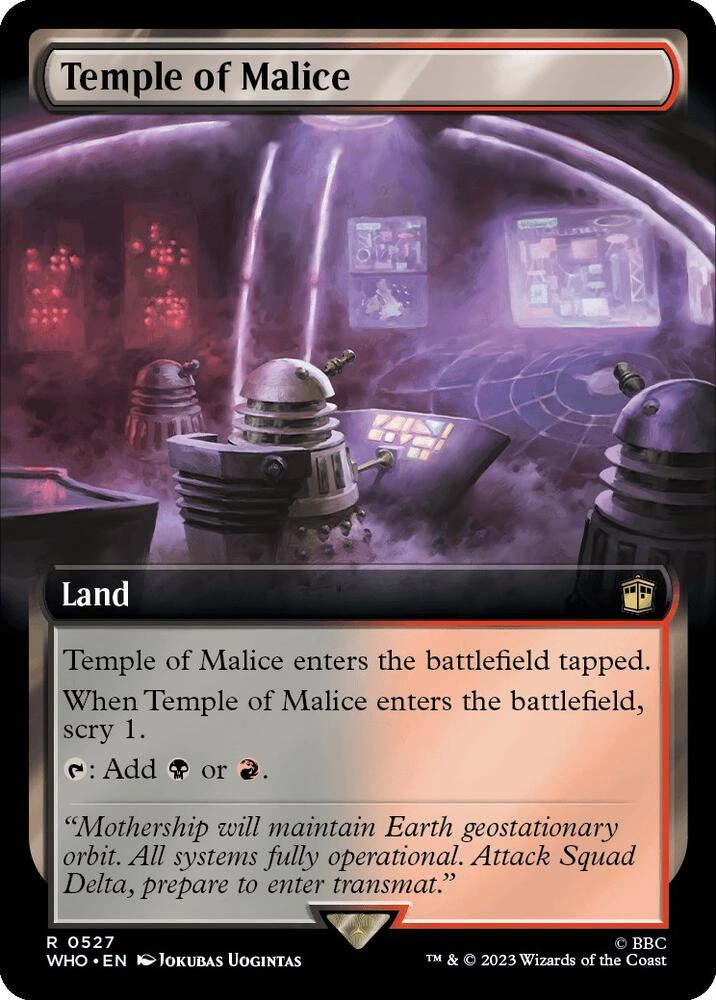 Temple of Malice (Extended Art) Foil