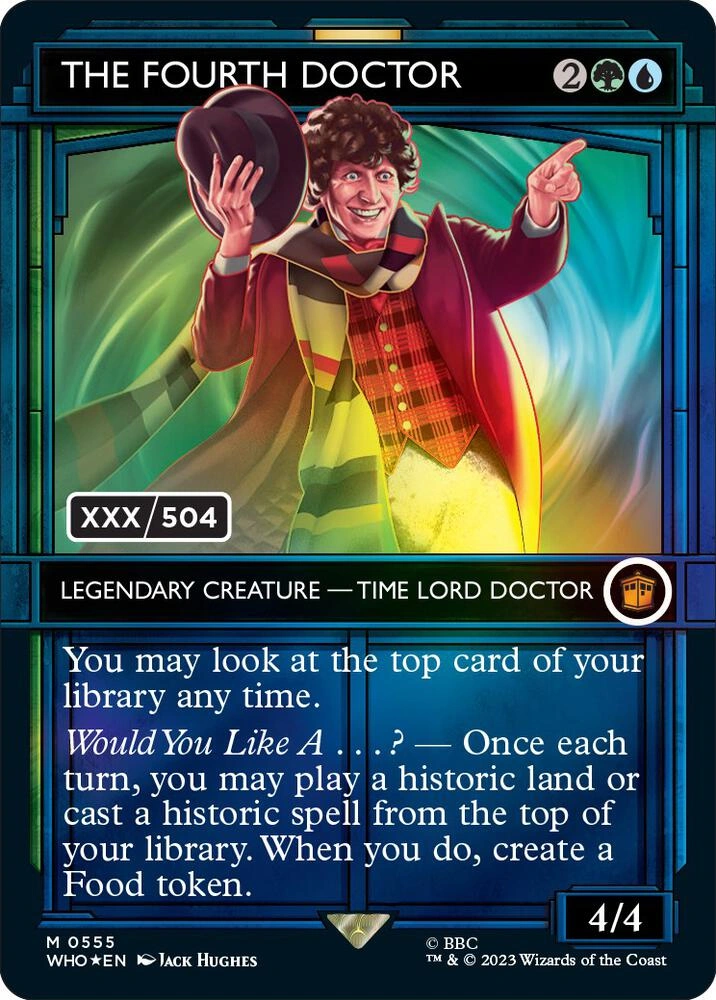The Fourth Doctor (Serial Numbered) Foil