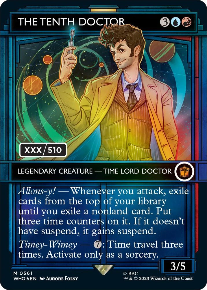The Tenth Doctor (Serial Numbered) Foil