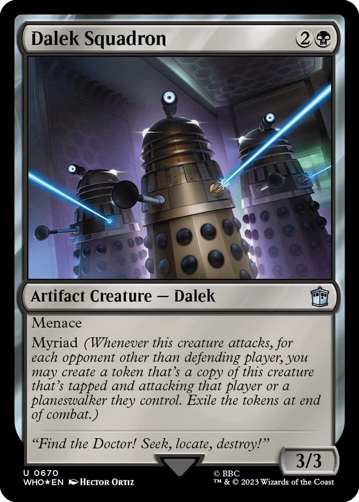 Dalek Squadron (Surge Foil)