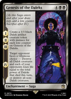 Genesis of the Daleks (Surge Foil) 674