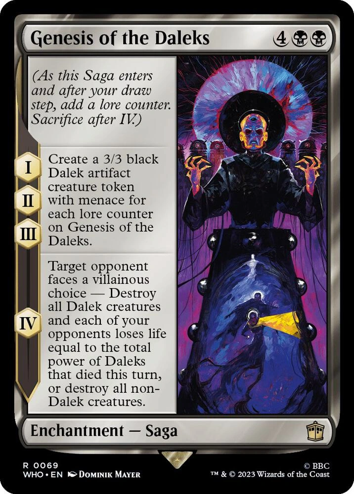 Genesis of the Daleks Foil