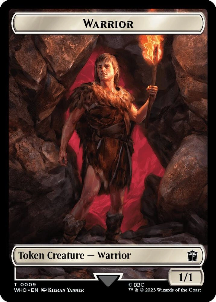 Warrior // Treasure (0029) Double-Sided Token Foil