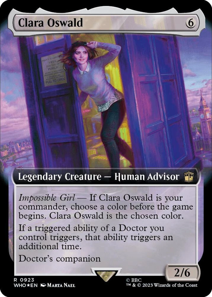 Clara Oswald (Extended Art) (Surge Foil)
