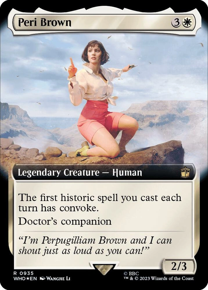 Peri Brown (Extended Art) (Surge Foil)