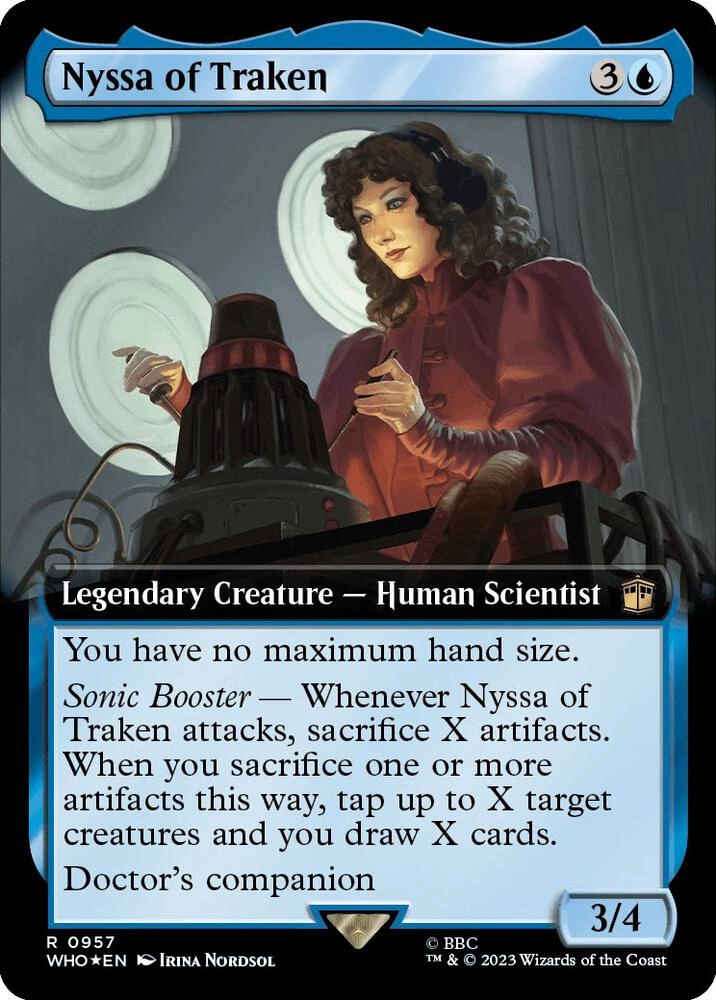 Nyssa of Traken (Extended Art) (Surge Foil)