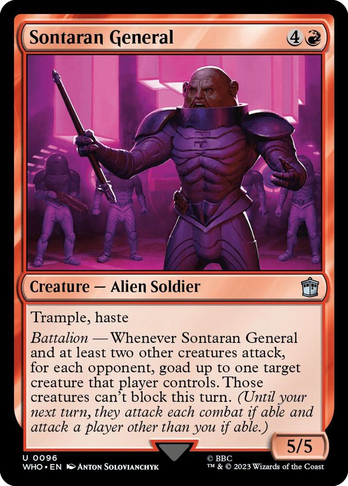 Sontaran General Foil