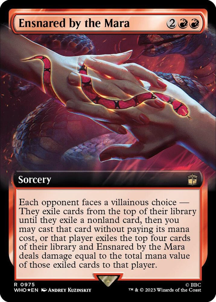 Ensnared by the Mara (Extended Art) (Surge Foil)