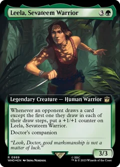 Leela, Sevateem Warrior (Extended Art) (Surge Foil) 989