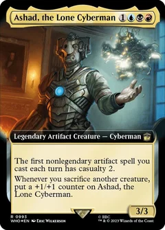 Ashad, the Lone Cyberman (Extended Art) (Surge Foil) 993