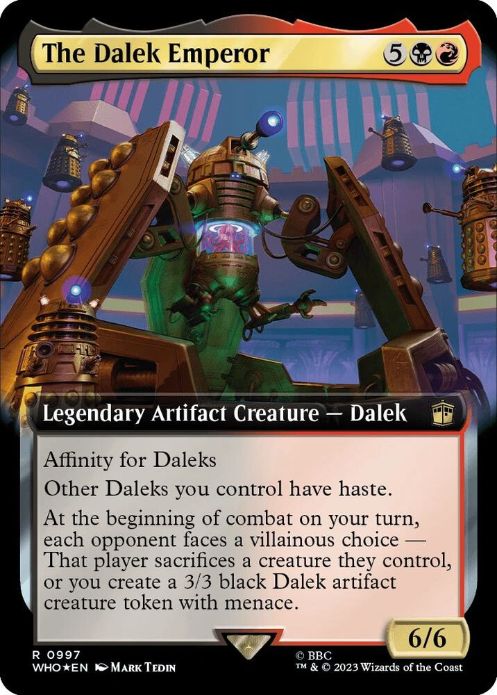 The Dalek Emperor (Extended Art) (Surge Foil)