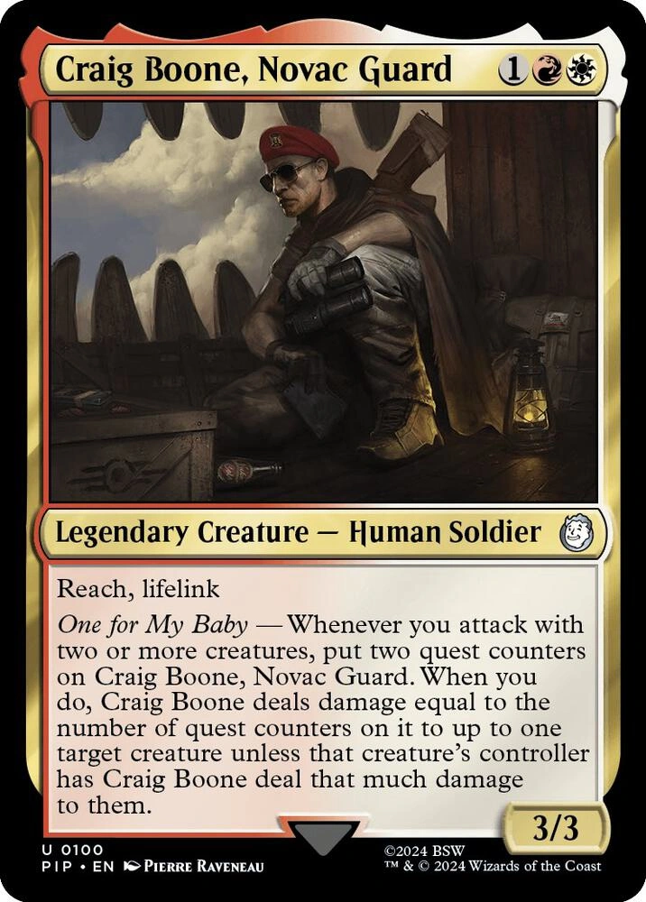 Craig Boone, Novac Guard Foil