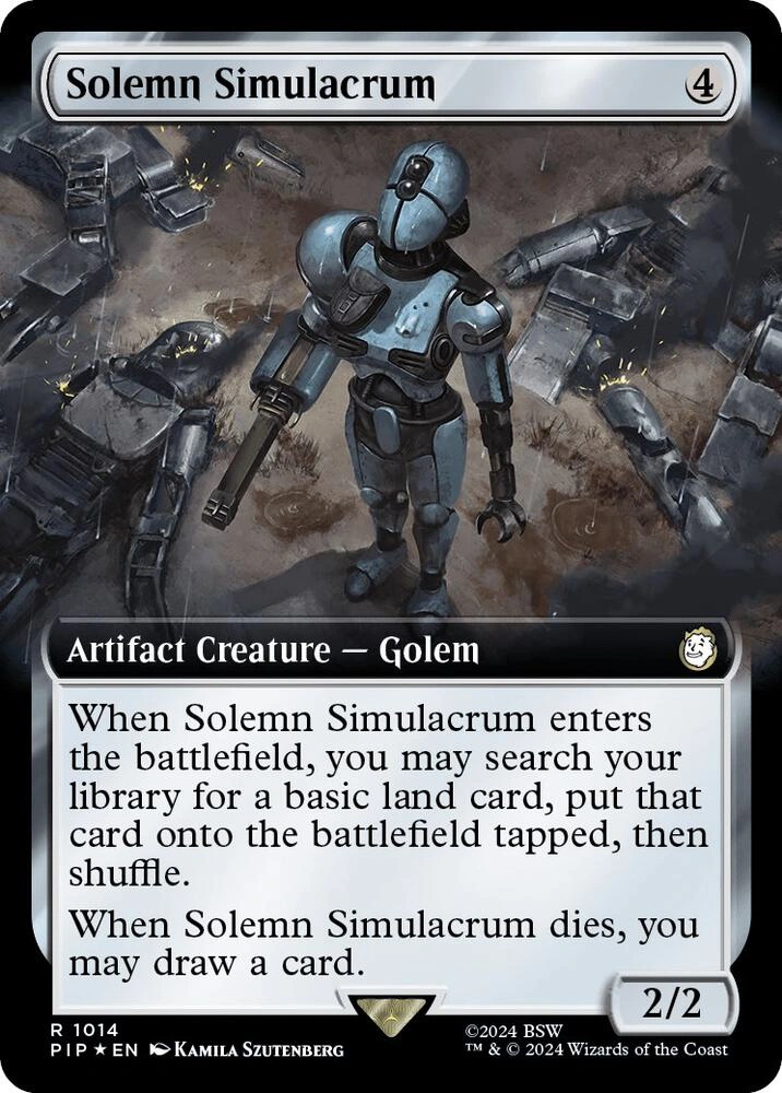 Solemn Simulacrum (Extended Art) (Surge Foil)
