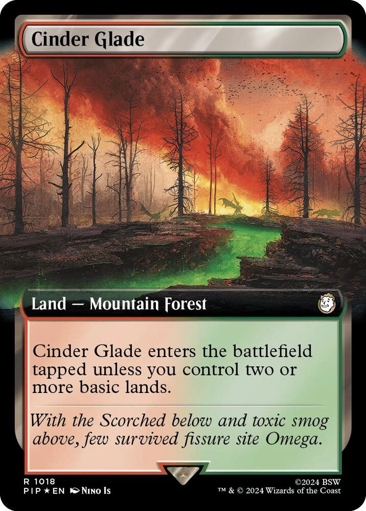 Cinder Glade (Extended Art) (Surge Foil)