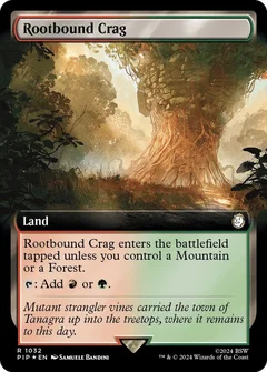 Rootbound Crag (Extended Art) (Surge Foil) 1032