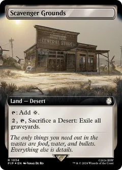 Scavenger Grounds (Extended Art) (Surge Foil) 1034