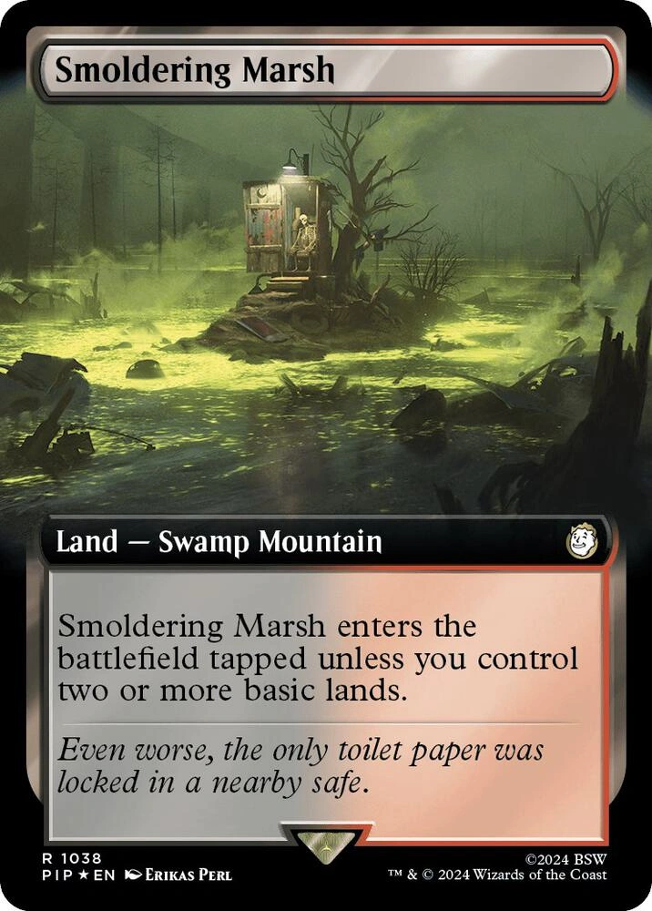 Smoldering Marsh (Extended Art) (Surge Foil)