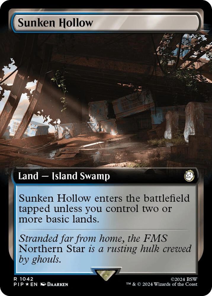 Sunken Hollow (Extended Art) (Surge Foil)