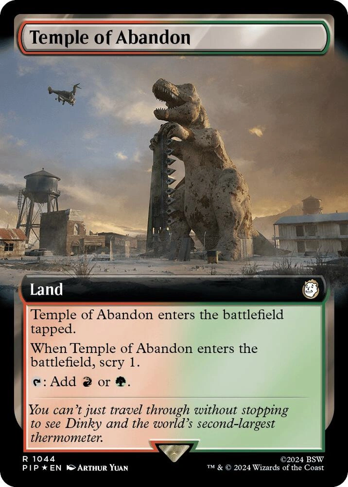Temple of Abandon (Extended Art) (Surge Foil)