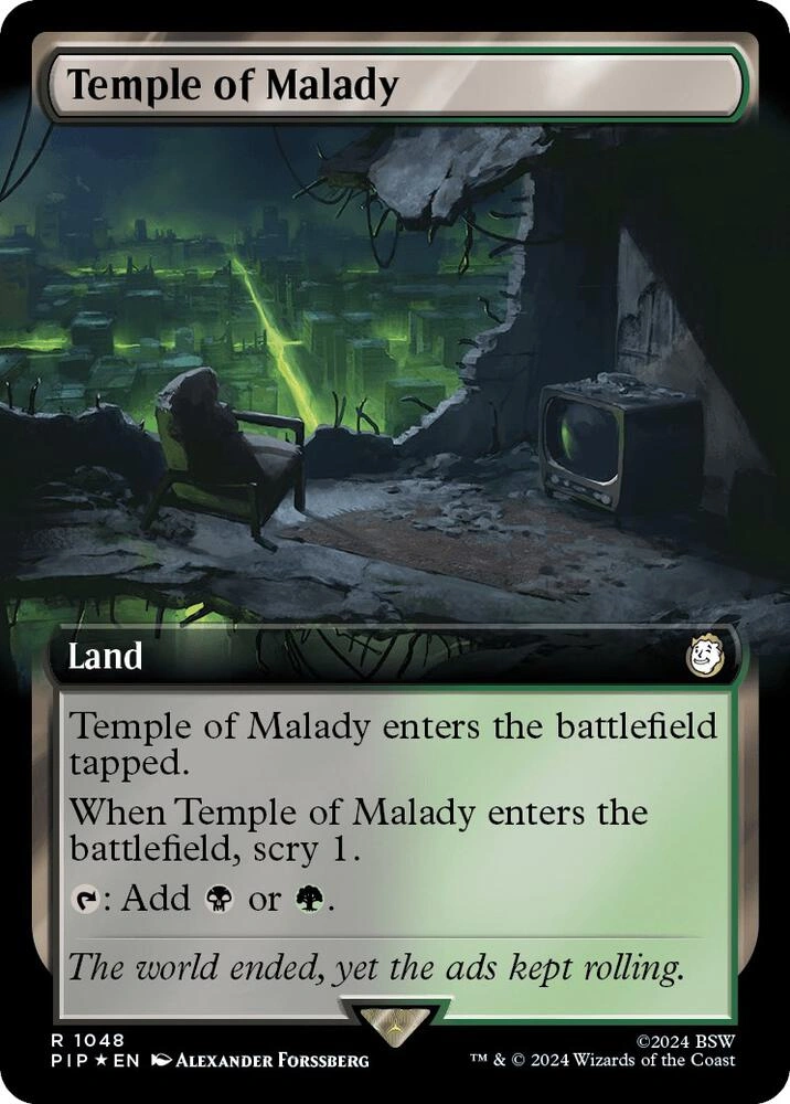 Temple of Malady (Extended Art) (Surge Foil)