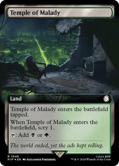 Temple of Malady (Extended Art) (Surge Foil) 1048