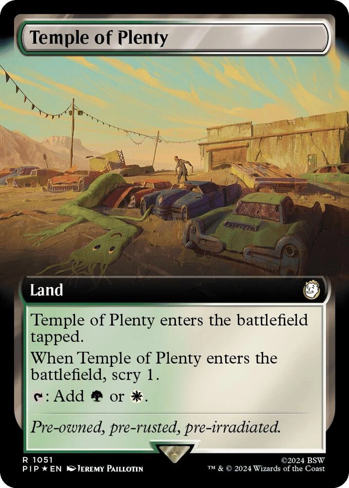 Temple of Plenty (Extended Art) (Surge Foil)