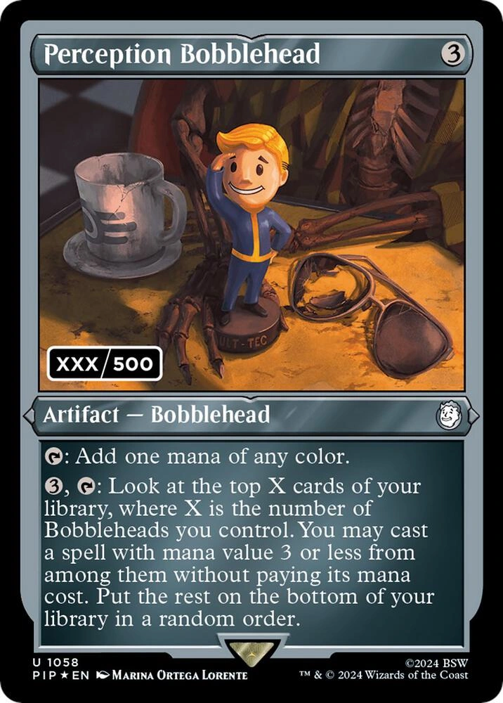 Perception Bobblehead (Serial Numbered) Foil