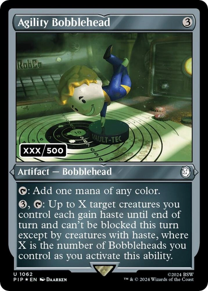 Agility Bobblehead (Serial Numbered) Foil