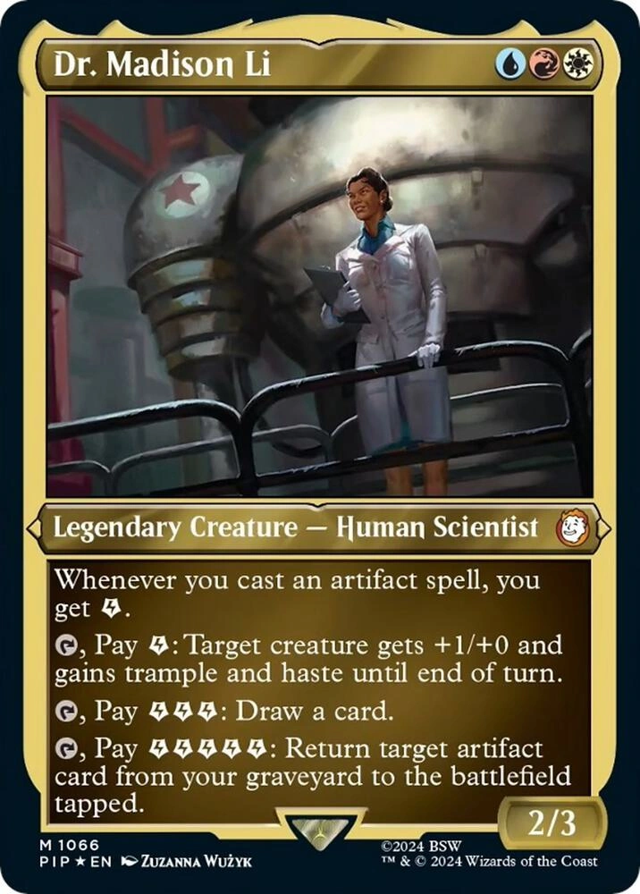 Dr. Madison Li (Display Commander) - Thick Stock Foil