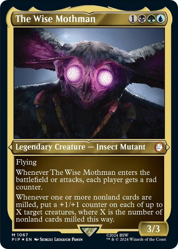 The Wise Mothman (Display Commander) - Thick Stock Foil
