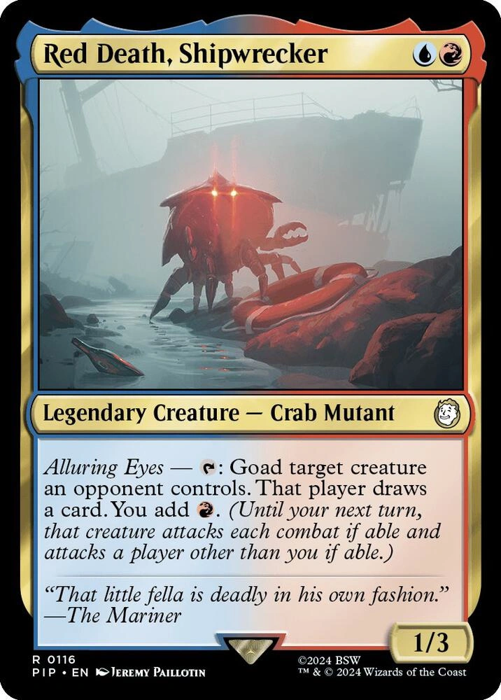 Red Death, Shipwrecker Foil