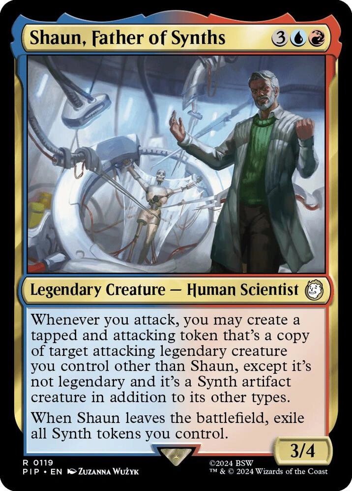 Shaun, Father of Synths Foil