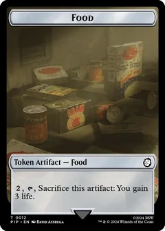 Food (0012) // Copy Double-Sided Token Foil 12 // 1